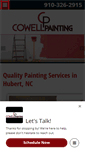 Mobile Screenshot of cowell-painting.com